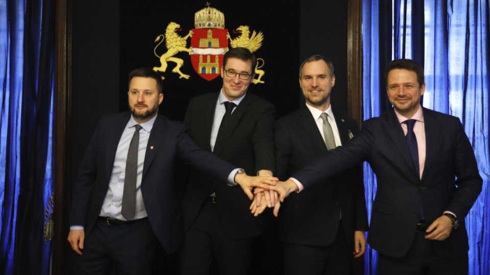 Primátoři hlavních měst Visegrádu
